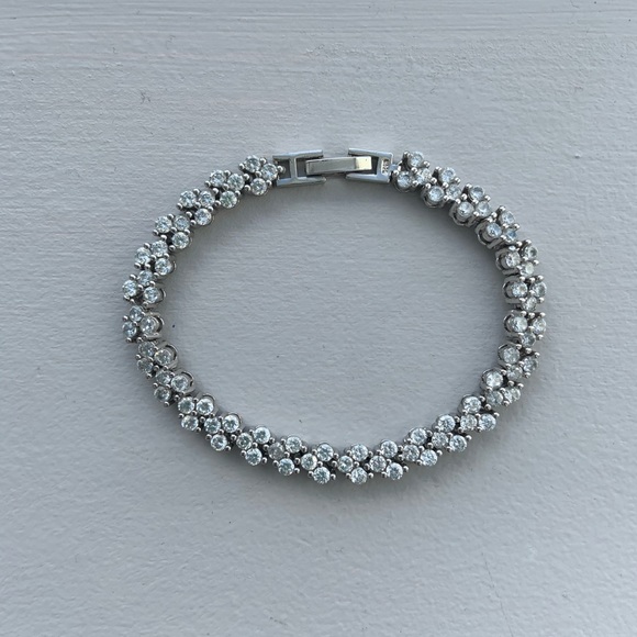 925 silver，crystal bracelet - Picture 1 of 3